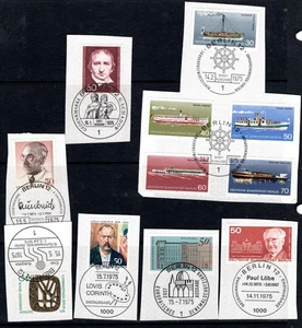 Germany,  1975   20  German  Occupation & Berlin FD cancels, stamps on paper - Picture 1 of 3