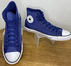 Top alto tejido Converse Chuck Taylor All Star azul 146799C para hombre 11 - Imagen 1 de 17