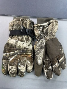 Realtree Thinsulate Fleece Waterproof Hunting Gloves Camo Large Camouflage - Picture 1 of 4