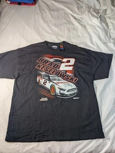 Brad Keselowski NASCAR Team Penske Discount Tire Ford Mustang T-Shirt Mens 3XL - Picture 1 of 8