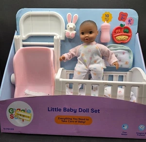 Little Baby Doll Set 10 Stück GiggleScape Alter 2+ 8 Zoll Baby - Bild 1 von 9