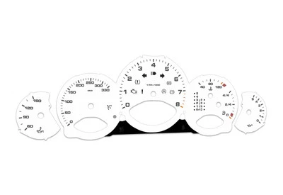 Para Porsche Carrera 911, 997 Blanco - Medidores de velocímetro Especificaciones de la UE Medidores km/h Foto 1 de 4