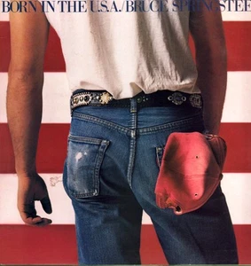 Bruce Springsteen Born In the USA LP vinyl UK Cbs 1984 sunburst labels issue LP - Picture 1 of 7