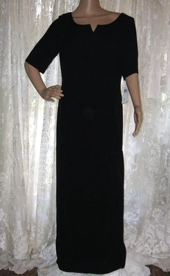 NUEVO CON ETIQUETAS TALLA 10 DANA BUCHMAN HOLIDAY GLAM ELEGANTE NEGRO - $298.00 - VESTIDO Foto 1 de 4