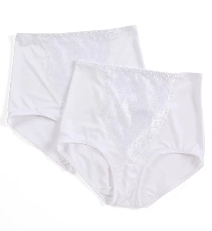 Bali X372 Panty Calzoncillo Formador Panel Abdomen Encaje - Paquete de 2 Foto 1 de 1
