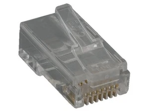 Cat5e / Cat6 Modular Plug for Network (Solid / Stranded) Cable, 100pcs/Bag - Afbeelding 1 van 8