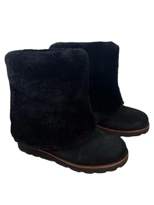 Botas de invierno Ugg Maylin de piel de oveja negras de gamuza 3220 - para mujer EE. UU. 9 EU40 - Imagen 1 de 6