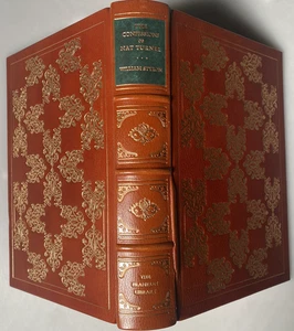 SIGNED FINE Leather Binding "The Confessions of Nat Turner" William Styron 1979 - Foto 1 di 14