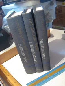 3er Set Ernest Hemingway HB Scribner's Farewell to Arms Glocke Maut Sonne geht auf - Bild 1 von 10