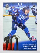 2018-19 Sereal Premium KHL 2017-18 GOLD Foil #LAD-003 Charles Genoway 5/5