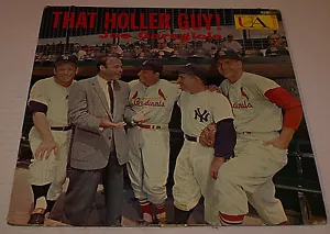 That Holler Guy Rare 1959 Sports LP Joe Garagiola Mickey Mantle Stan Musial OOP - Picture 1 of 6