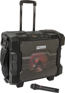 IBIZA Beschallungsanlage - Trolley WPORT10-300 Outdoor Akku USB,Bluetooth,FM - Bild 1 von 5