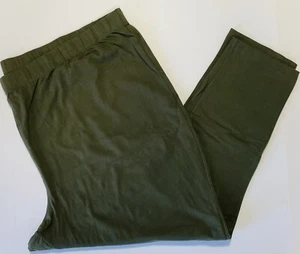 Women’s pants ROAMAN’S size 4X 34/36 green slim leg knit Pull On NEW (fs74) - Picture 1 of 8