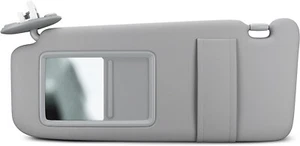 LEFT DRIVER SIDE SUN VISOR W/ MIRROR GRAY SUNSHIELD FOR TOYOTA VENZA 2009-2016 - Picture 1 of 8