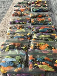 Mixed Lot Of 10 Gorgeous Springer Marlitt Rayon Embroidery Thread - Germany - Picture 1 of 1
