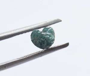 Natürlicher lose Laser geschnitten roher rauer blauer Diamant Herzschliff I3 ... - Bild 1 von 5