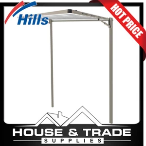 Hills Everyday Single Folding Frame Clothes Line 21 Metres +CLOTHESLINE POST KIT - Picture 1 of 2
