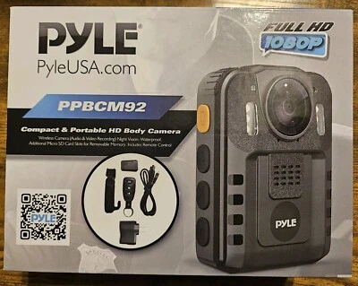 Pyle PPBCM92 Compact & Portable HD Body Camera Night Vision, Motion Detector - Image 1 of 4