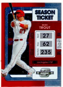 2022 Panini Chronicles Contenders Optic Mike Trout No. 5 Los Angeles Angels - Bild 1 von 2