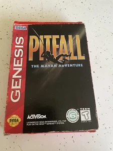 Pitfall The Mayan Adventure Cardboard Variant (Sega Genesis, 1994) CIB Complete - Picture 1 of 9