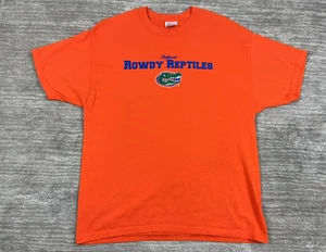 Vintage Florida Gators Shirt XL Orange Basketball NCAA Refined Rowdy Reptiles - Picture 1 of 12