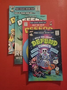 DEFEND COMICS - FREE COMIC BOOK DAY LOT OF 4 DIFFERENT COMICS - Picture 1 of 9