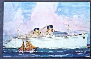 Matson Line "S.S. Lurline" Service to Honolulu from SF & LA - Picture 1 of 2