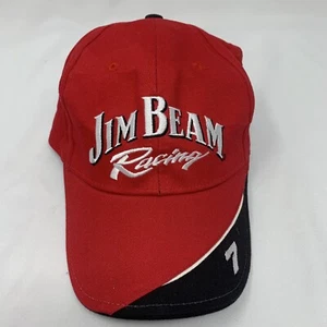 Jim Beam Racing Baseball Cap NASCAR Robby Gordon #7 Hat Adjustable Hook Loop - Photo 1/3