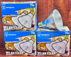 6 x Westinghouse 75w Long Neck Floodlight PAR30 Lamp Light Bulb 75PAR30/H/FL/LN - Picture 1 of 4