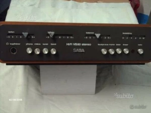 Amplificatore SABA hi-fi VS80 Stereo G. 190 Watt Vintage - Foto 1 di 3