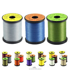 UNI Waxed Thread 3/0, 6/0, 8/0 Fly Tying Materials - All Colors & Sizes