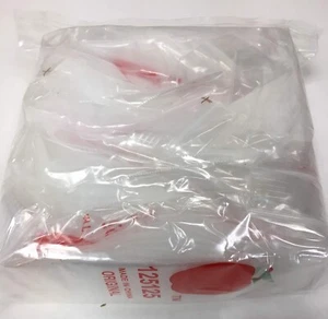 Apple Mini borse richiudibili con cerniera 1-1/4"" x 1-1/4"" borse trasparenti 125125 1000ct. NUOVO - Foto 1 di 1