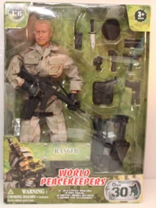 WORLD PEACEKEEPERS RANGER 12" 1:6 SCALE ACTION FIGURE NEW IN BOX 2018 M&C TOY - Picture 1 of 7