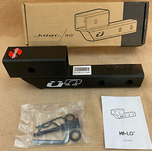 Küat Hi-Lo 2" Two Position Hitch Extension with Cam System NEW NIB NWT HL20B