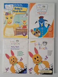 Baby Einstein DVDs 4 First Moves Colors Musical Adventures & Experiences 2000s - Picture 1 of 4