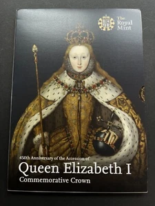2008 QUEEN ELIZABETH I £5 BU COIN IN ORIGINAL PACK (REF.N1) - Picture 1 of 2