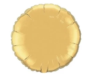 Gold Wedding Party Round Foil Mylar Balloons Helium Metallic Balloons Baby ... - Picture 1 of 1