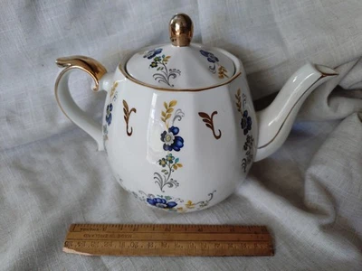 Ellgreave /Wood and Sons Ironstone Teapot Floral - Image 1 of 4