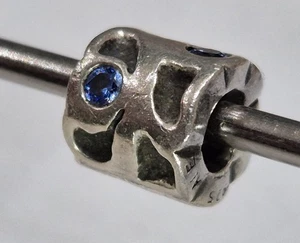 Genuine Pandora Blue Pond Patchwork Charm ALE 925 #790336CZB - Picture 1 of 4