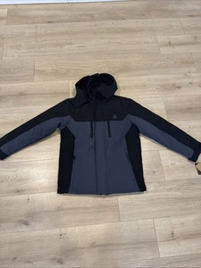 NWT Reebok Kids 3 In 1 System Full Zip Jacket Black Charcoa LG (14/16) OBRB578H - Picture 1 of 9