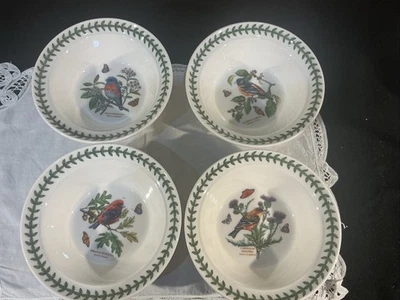 Juego de 4 cuencos de jardín botánico Portmeirion etiqueta nueva Foto 1 de 4