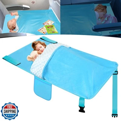 Cama de avión para niños pequeños Gocozy con manta, extensor de asiento de avión para niños, Tr Foto 1 de 4