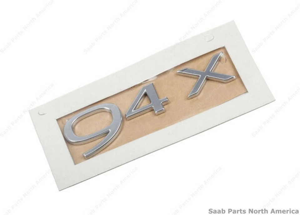 Genuine Saab Rear Emblem - 94X For 2011 Saab 9-4X 22801373-AA - Image 1 of 1