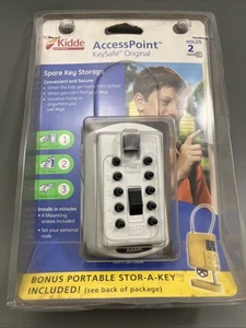 Kidde KeySafe Access Point Spare Key Storage Wall Mounted & Portable Stor-A-Key - Picture 1 of 9
