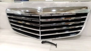 2007 08 09 for Mercedes E63AMG E280 E300 W211 Black Grille Chrome Frame Facelift - Picture 1 of 5