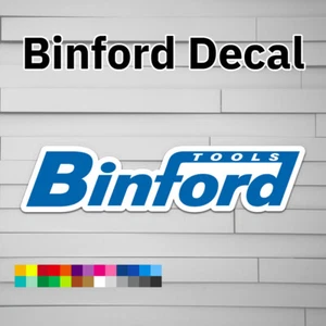 Binford Tools Decal (for Car laptop window tumbler water bottle) logo sticker ho - Picture 1 of 6