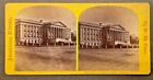 Stereoview Yellow Mount Washinton DC The Teasury Building by W.M. Chase
