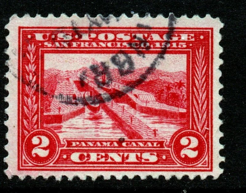 398 VF+ CENTER, USED PAN-PACIFIC 2 CENT, FREE SHIPPING IN USA - Image 1 of 1