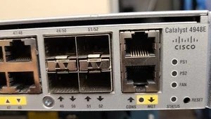 Cisco 4948E Series 48 Port Network Switch, WS-C4948E Tested & Upgraded - Picture 1 of 3
