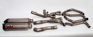 SUZUKI GSXR1000 09 K9 Exhaust Full system Arrow KR Tuned Racing Titanium - Picture 1 of 2